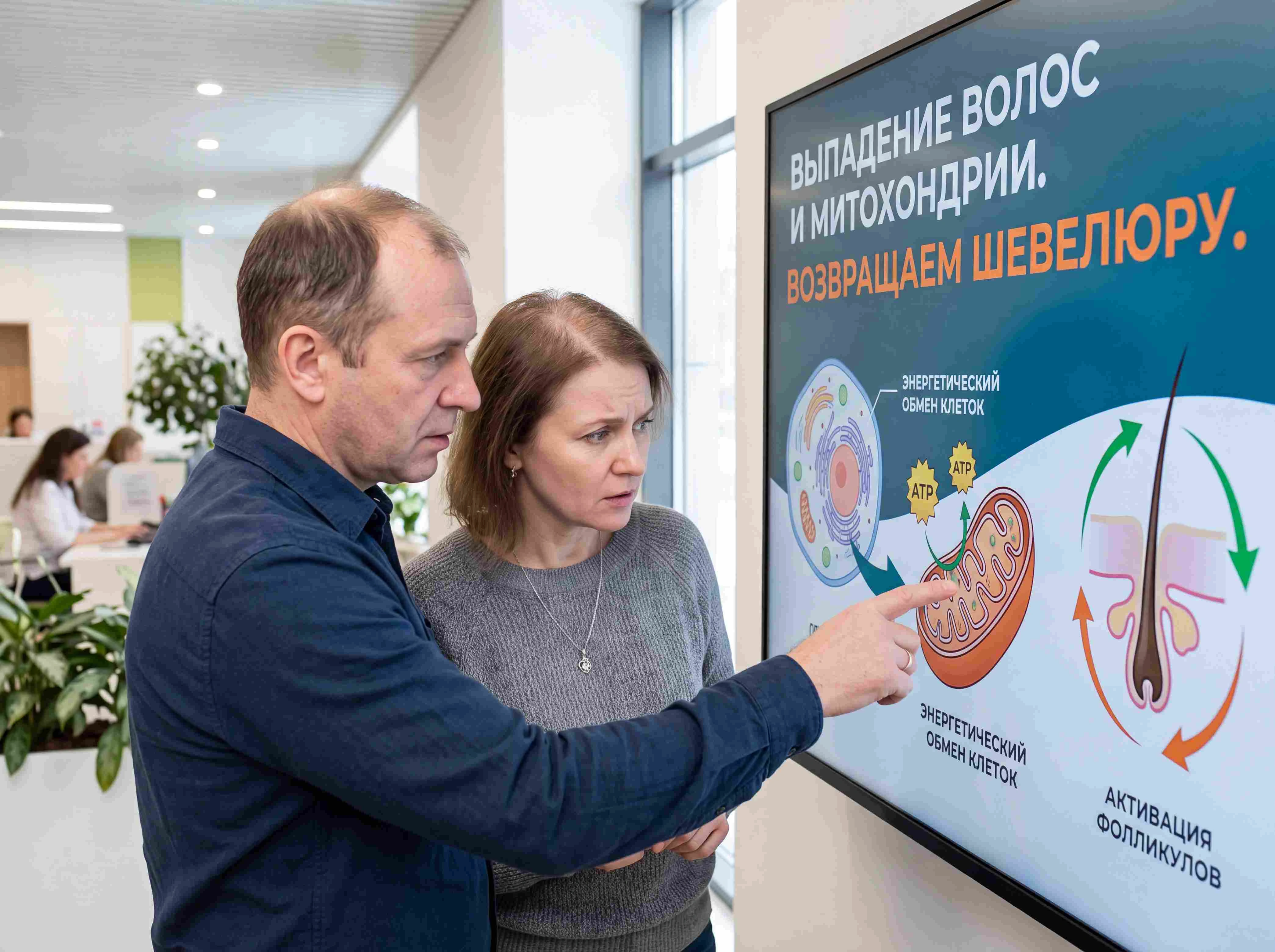 Выпадение волос и митохондрии. Возвращаем шевелюру.
